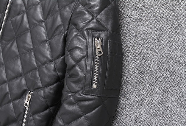 Baseball Uniform Leather Jacket