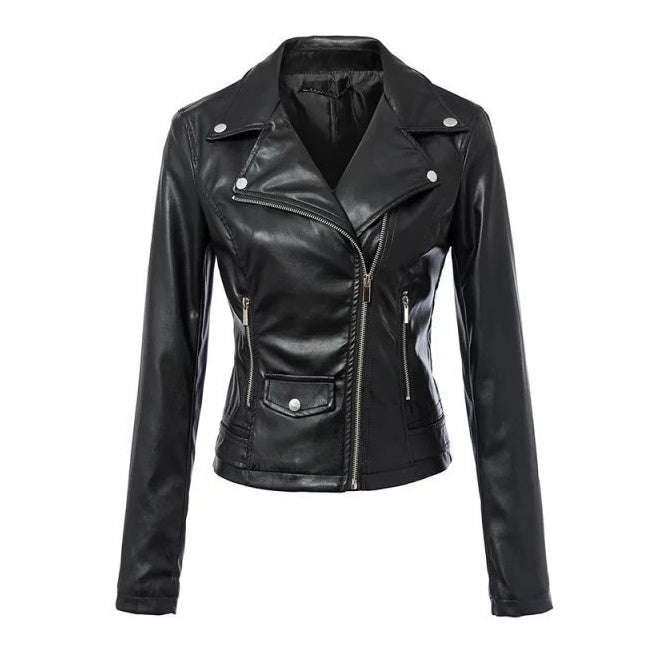 ShopBAM — Leather Motorcycle Jacket — Women's