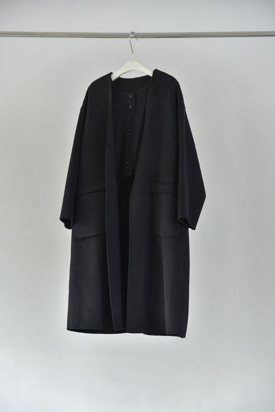 Double-Faced Wool Cardigan Coat &amp; Vest