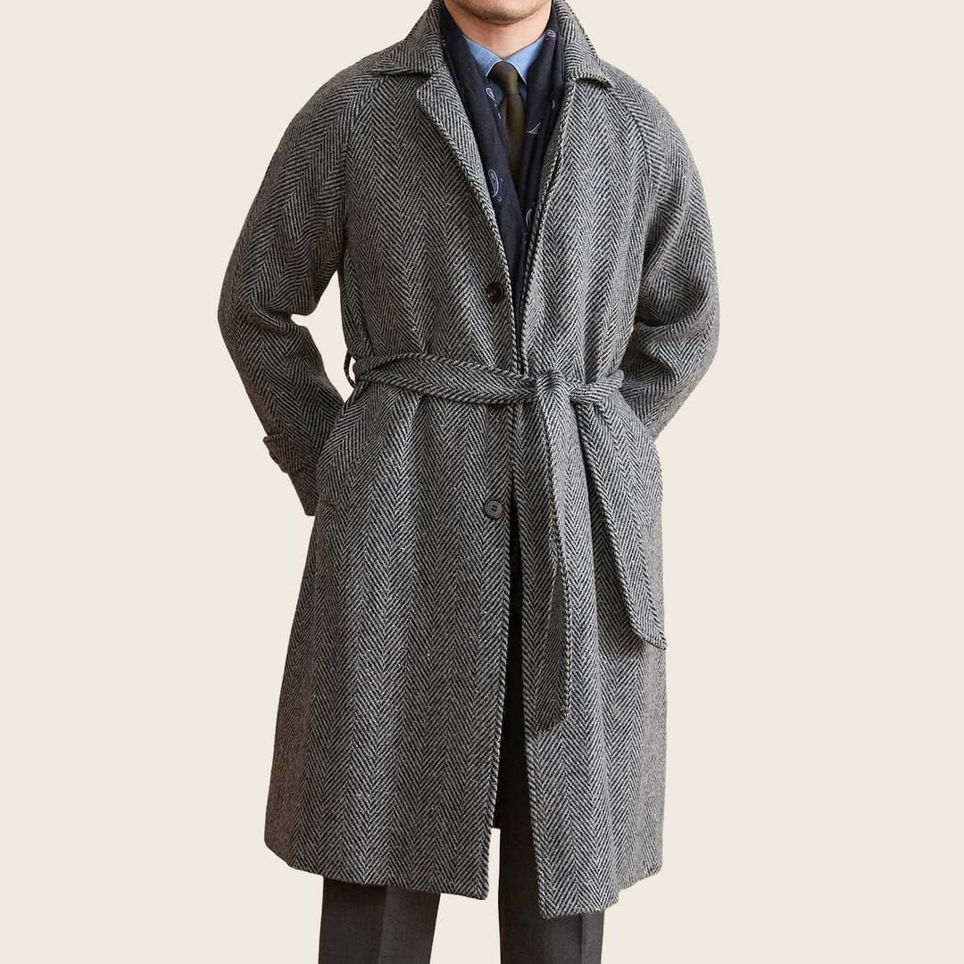 Woolen Coat - Men's Loose Fit, enhanced product photo