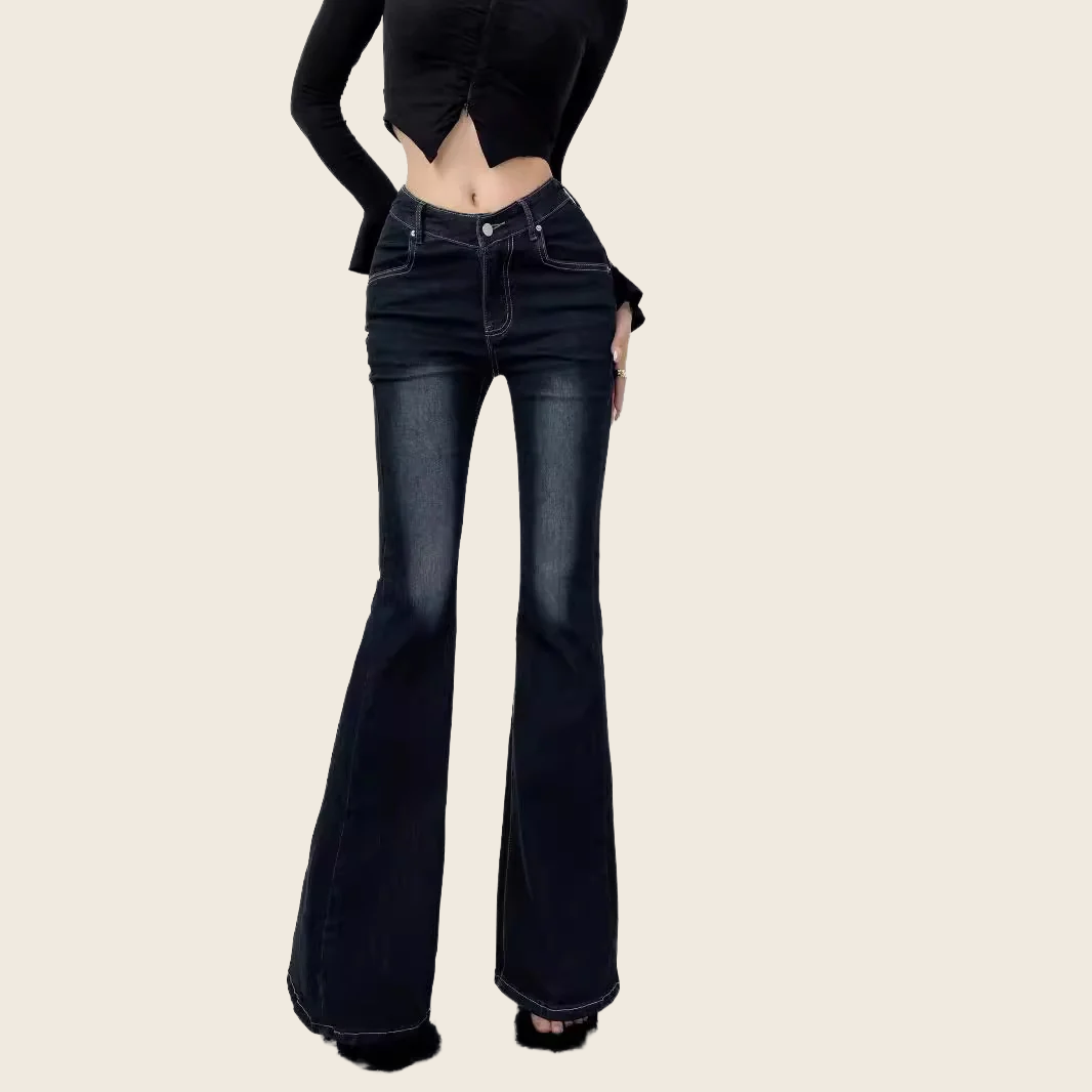 Vintage Washed Skinny Jeans - Women's, enhanced product photo