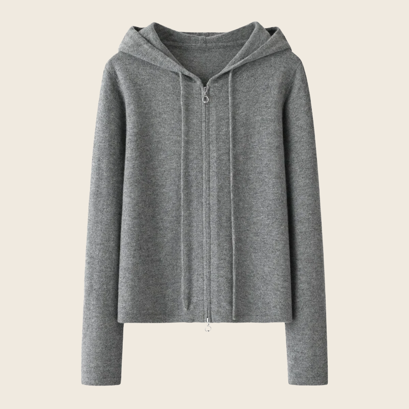 Hooded Cashmere Sweater - Women's, enhanced product photo
