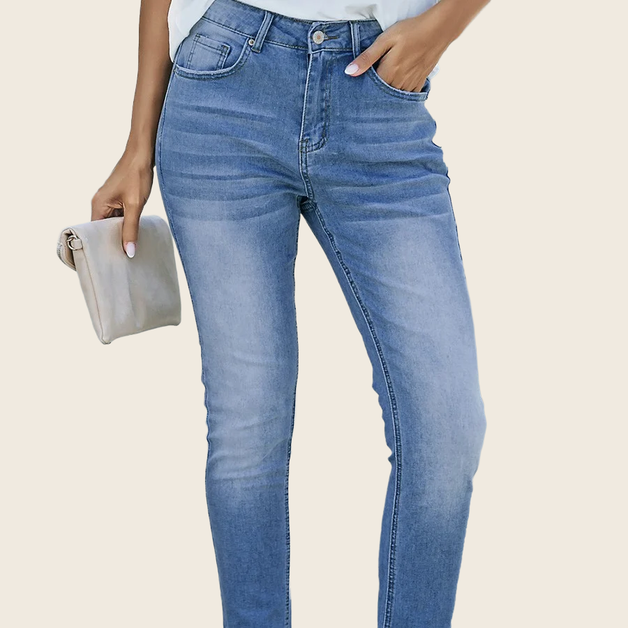 European Washed Jeans - Women's, enhanced product photo