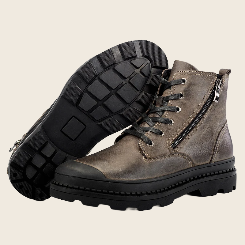 Velvet Lined Non-Slip Winter Martin Boots, enhanced product photo
