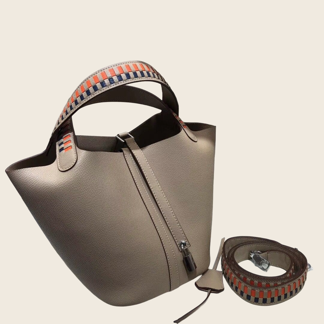 Leather Bucket Bag - Women's, enhanced product photo