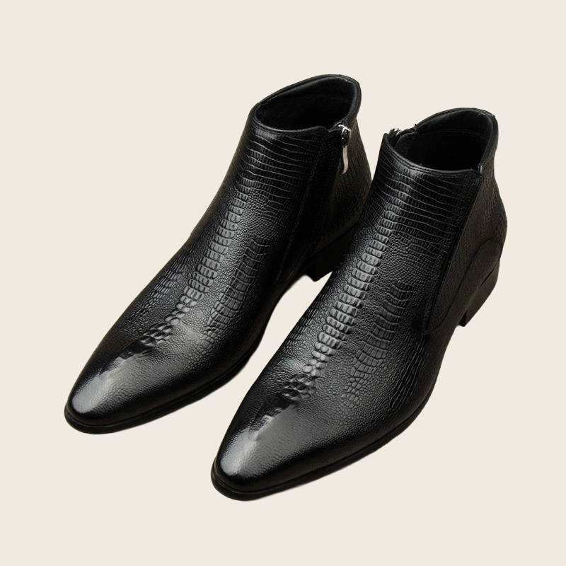 Pointed Casual British Martin Shoes - Men's, enhanced product photo