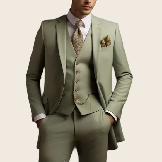 Slim Fit Banquet Suit, enhanced product photo