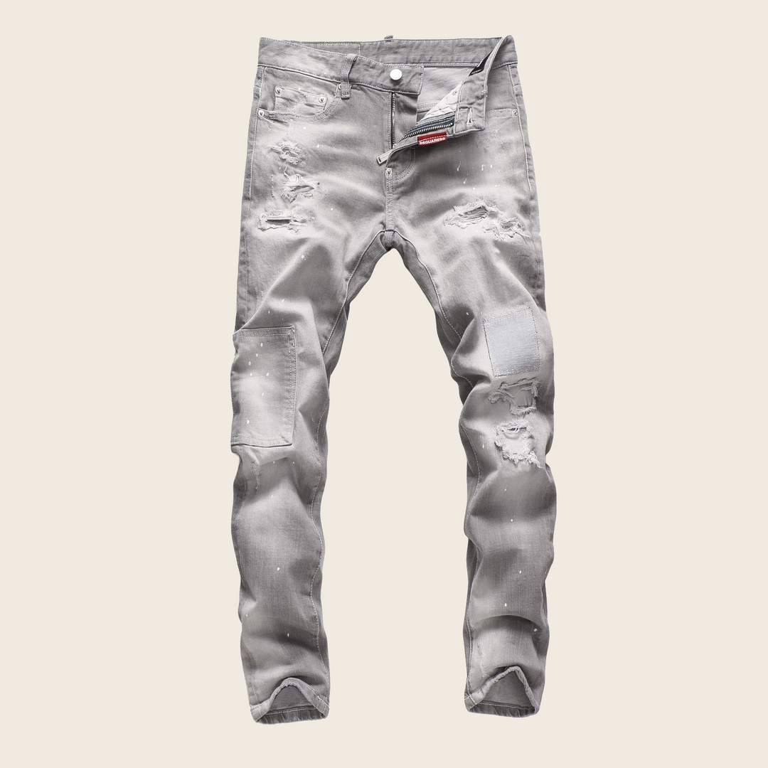 Hong Kong Feng Shui Wash Denim - Slate Grey, enhanced product photo