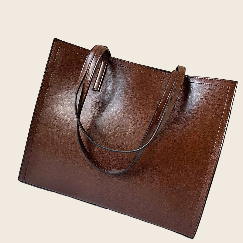 Commuter Leather Tote - Women's, enhanced product photo