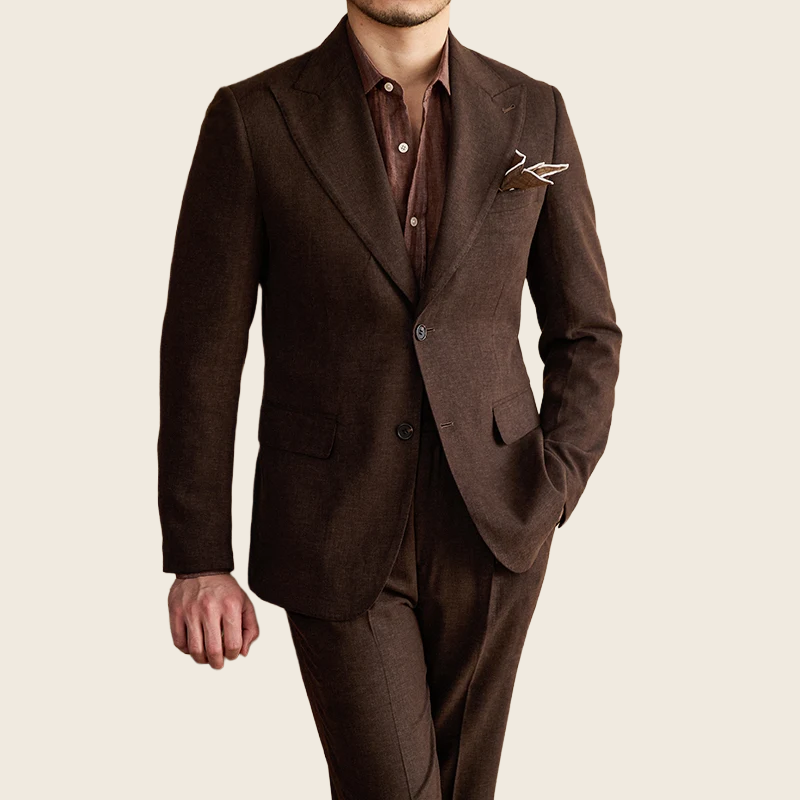 Lyocell Slim-Fit Suit Set - Men's, enhanced product photo