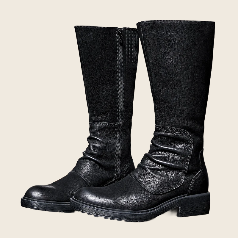 Platform High-Top Zip Boots - Men's, enhanced product photo