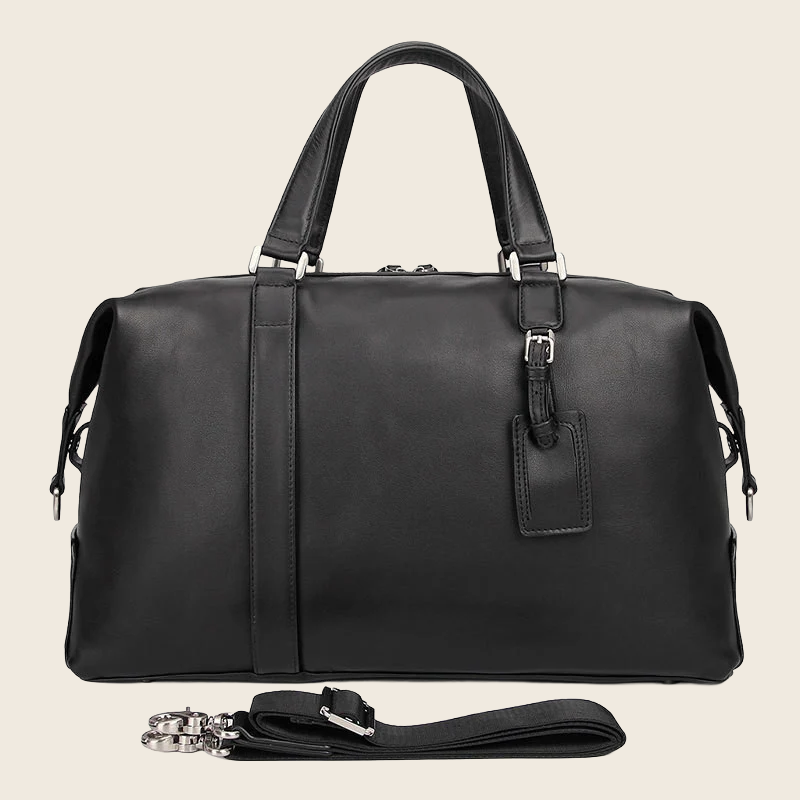 Nappa Leather Travel Duffel, enhanced product photo