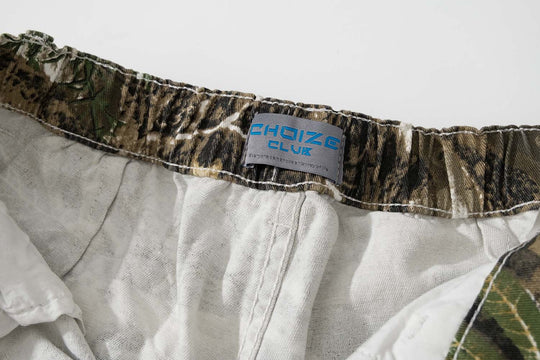 Camo Alphabet Embroidered Jeans — Women&