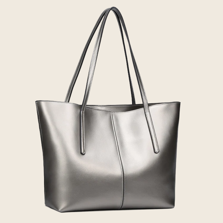 All-Match Leather Tote - Women's, enhanced product photo