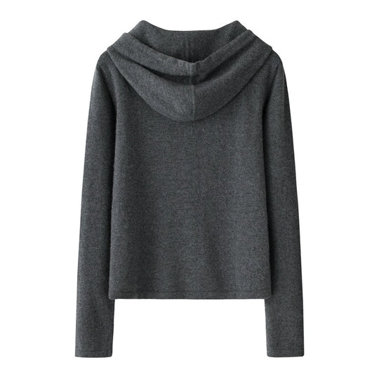 Hooded Cashmere Sweater — Women&