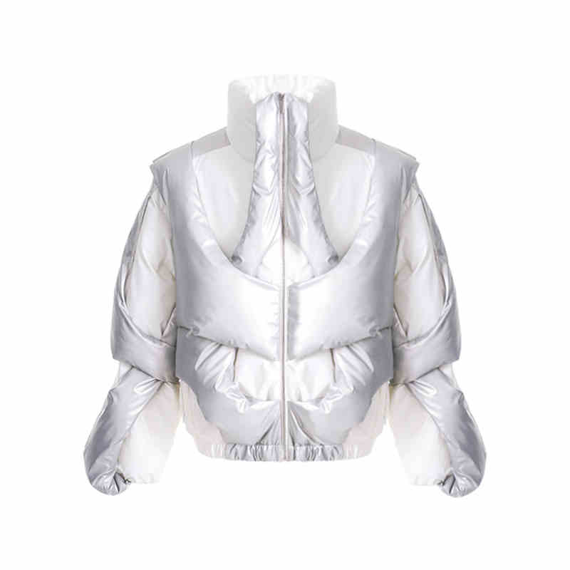 Deconstructed Cotton Winter Jacket — Men&