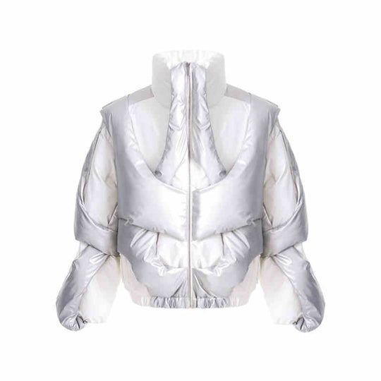 Deconstructed Cotton Winter Jacket — Men&