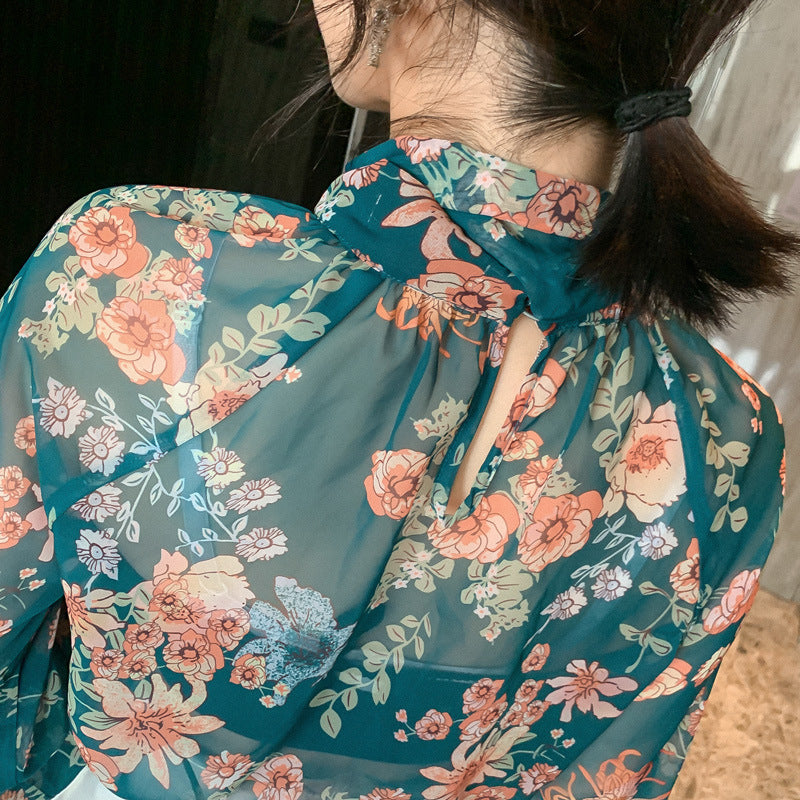 Fairy Floral Lantern Sleeve Shirt — Women&