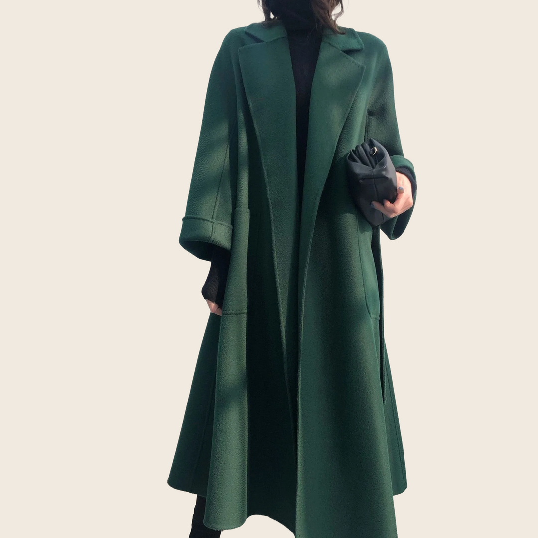 Reversible Cashmere Coat - Mid-Length, enhanced product photo