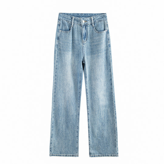 Wide-Leg Mopping Jeans — Women&