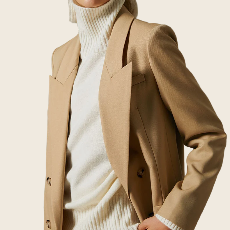 Tailored Wool Blazer - Women's, enhanced product photo