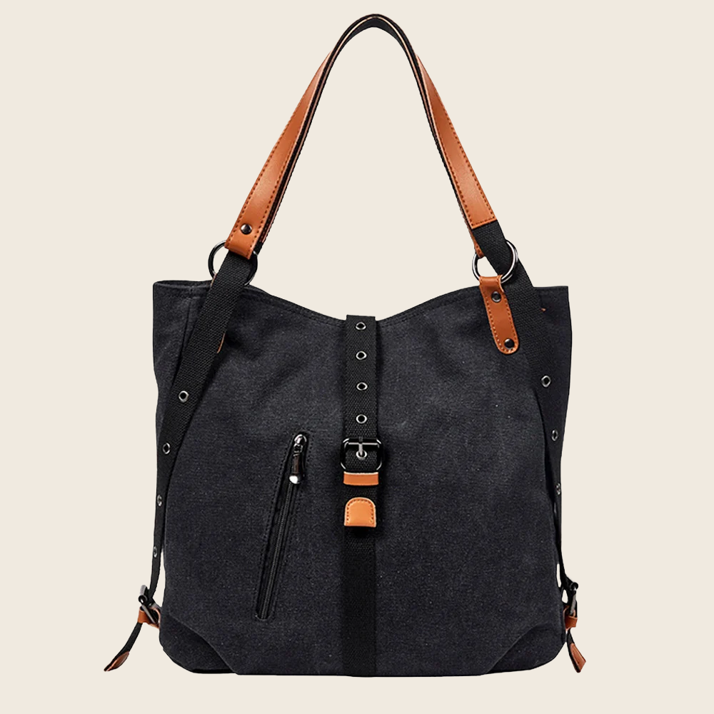 Canvas Handbag - Women's, enhanced product photo
