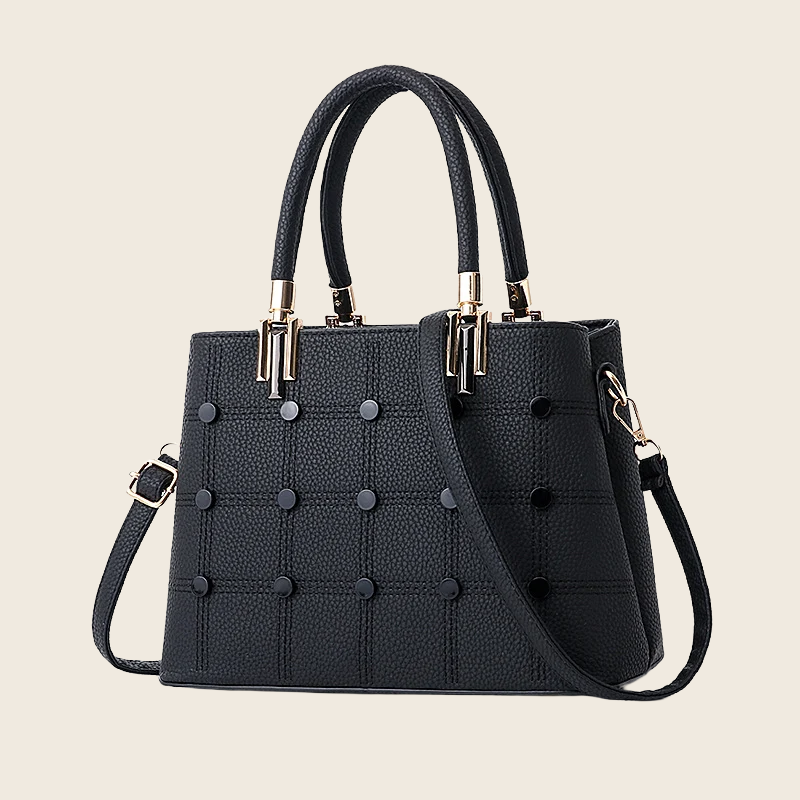 Rivet Detail Handbag - Women's, enhanced product photo