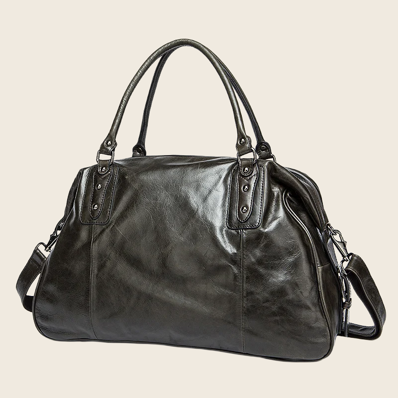 Leather Travel Duffel, enhanced product photo