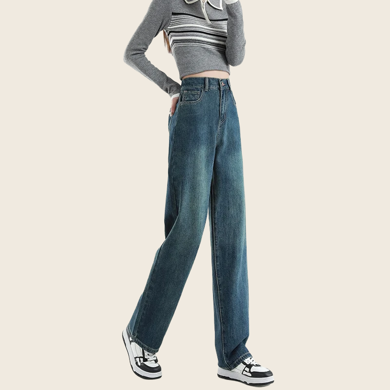 Summer Elastic Waist Jeans - Women's, enhanced product photo