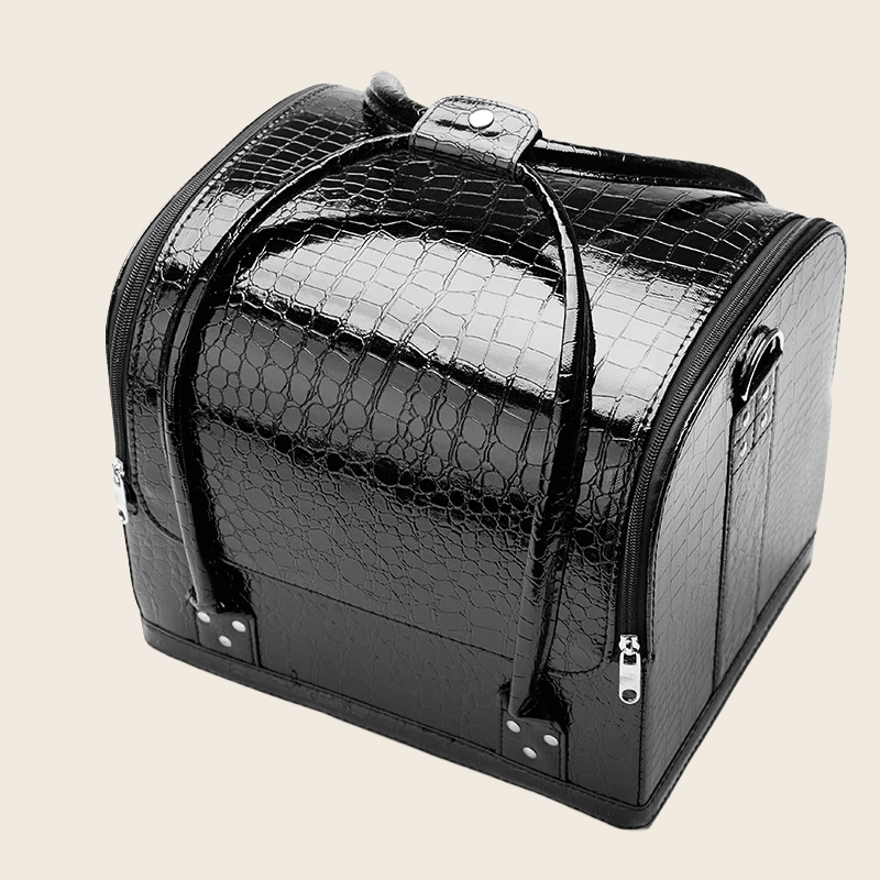 Professional Portable Nail Cosmetic Case, enhanced product photo