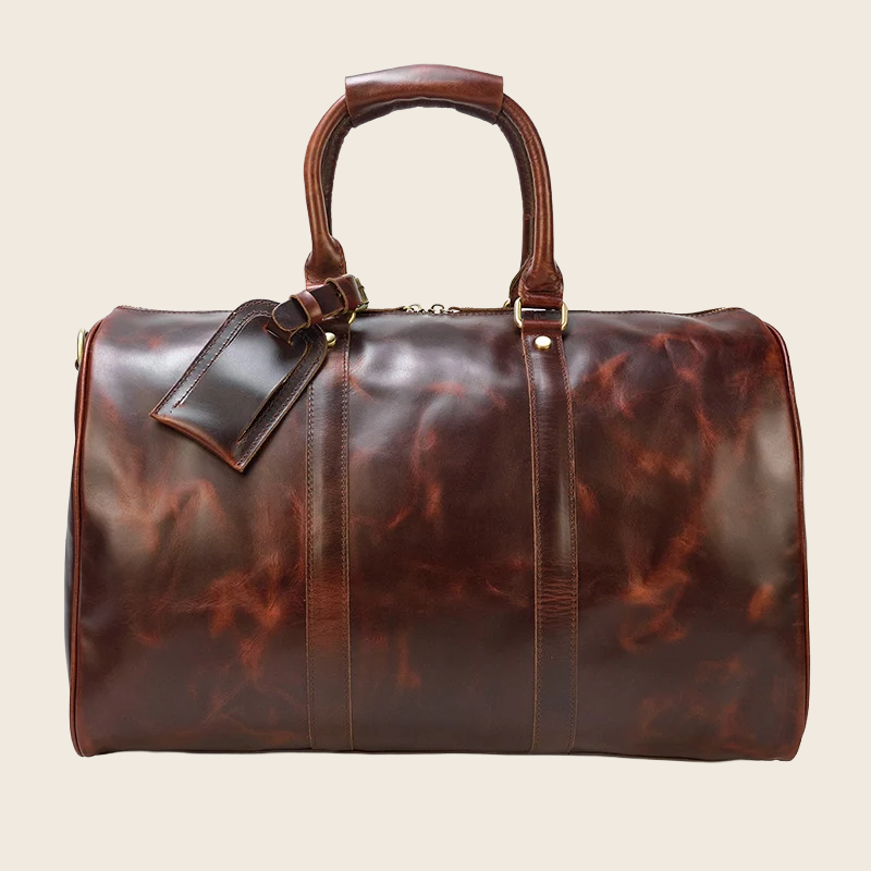 Large-Capacity Cowhide Handbag - Women's, enhanced product photo
