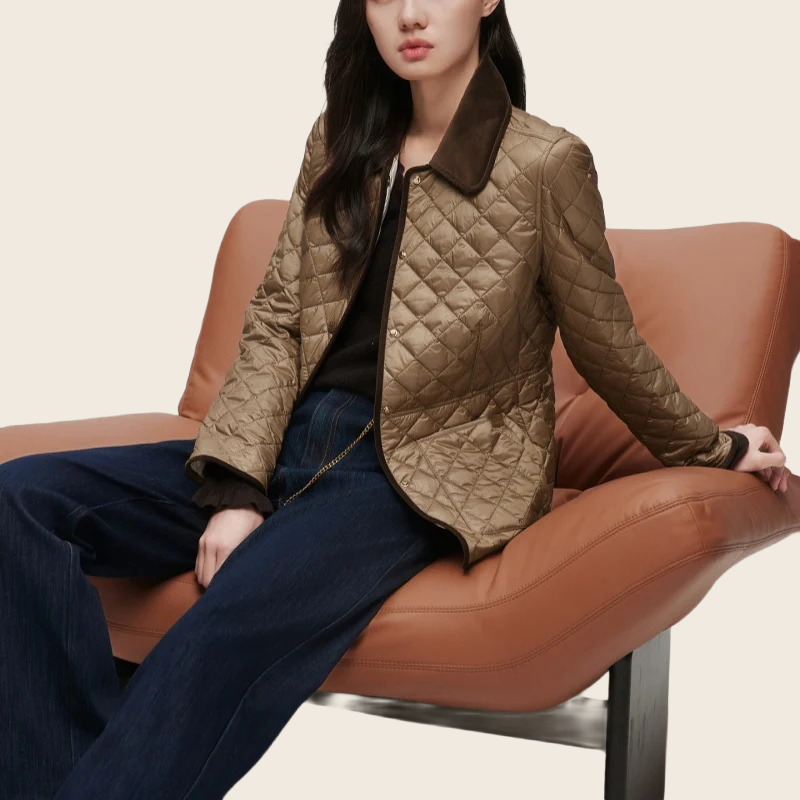 Short Cotton Jacket - Light Orange, enhanced product photo