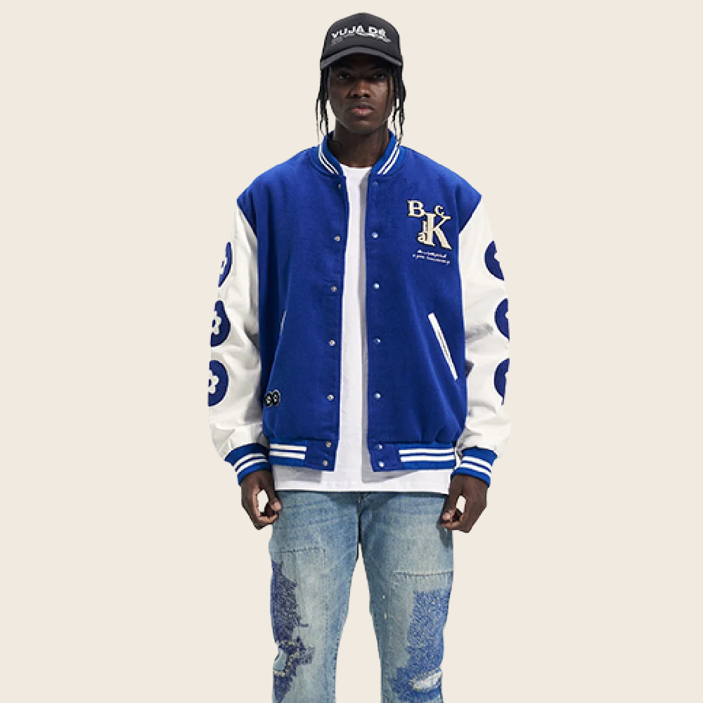 High Street Baseball Jacket, enhanced product photo