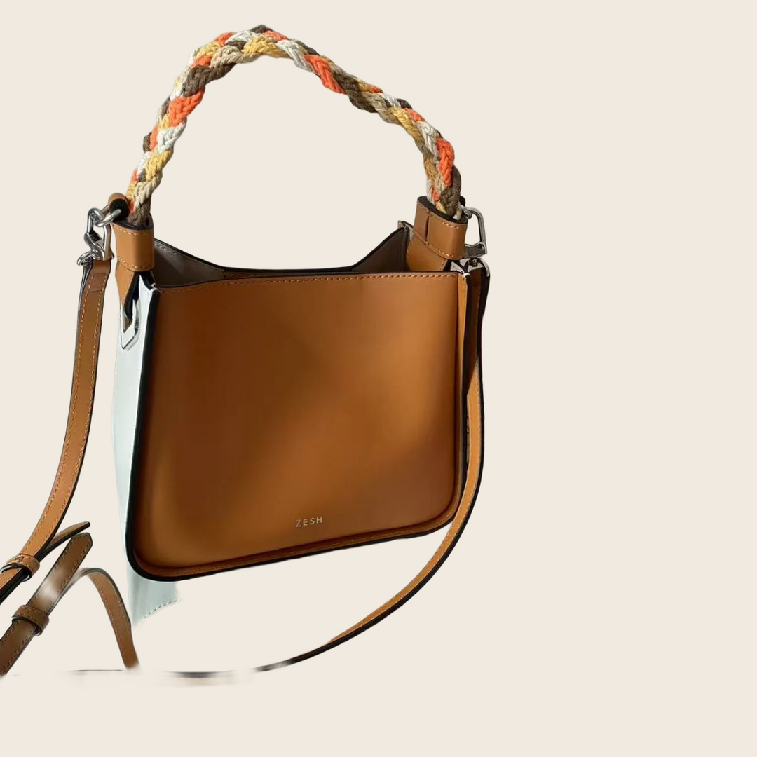 Cowhide Square Crossbody - Women's, enhanced product photo