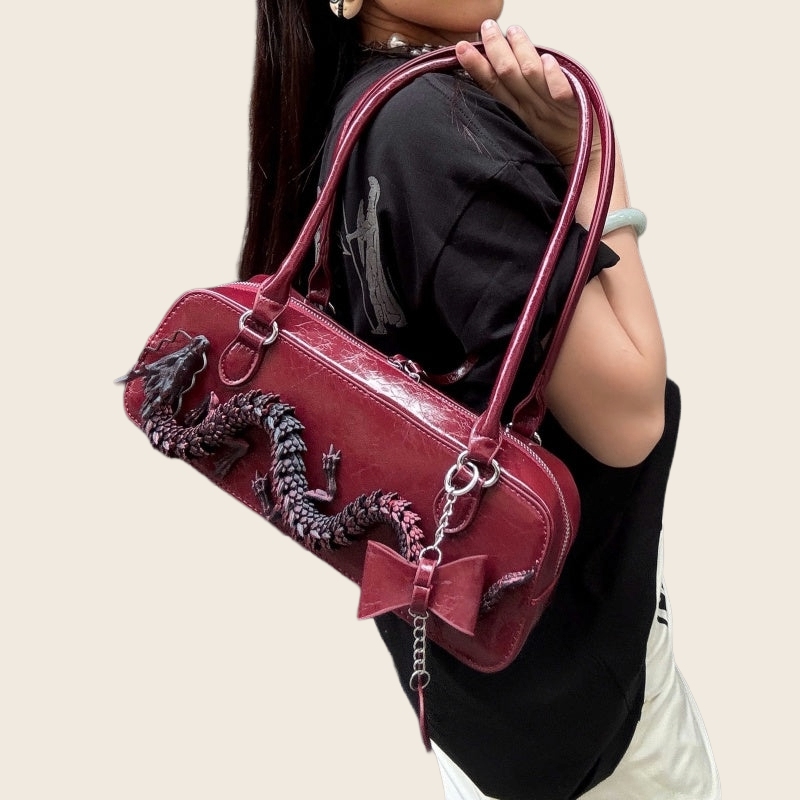 Dragon Emblem Bowling Bag - Women's, enhanced product photo