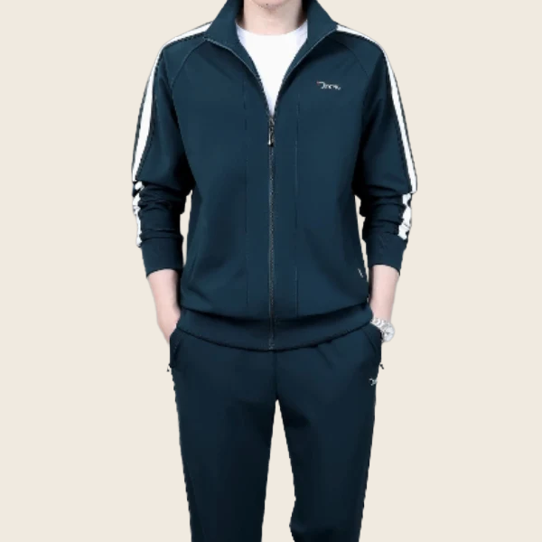 Cotton Two-Piece Tracksuit - Men's, enhanced product photo