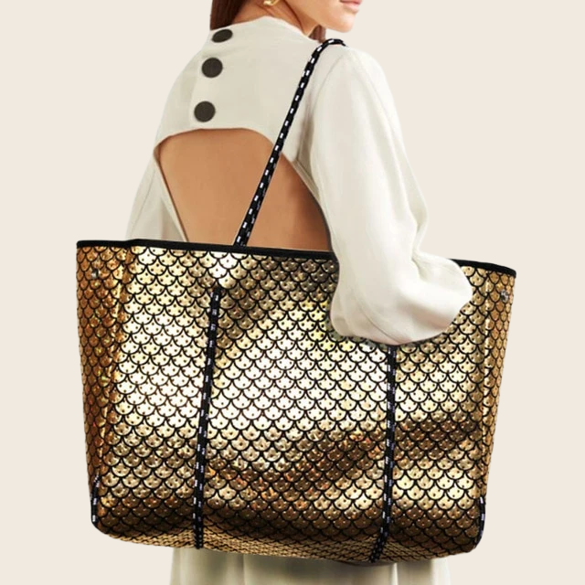 Leather Shoulder Tote - Women&