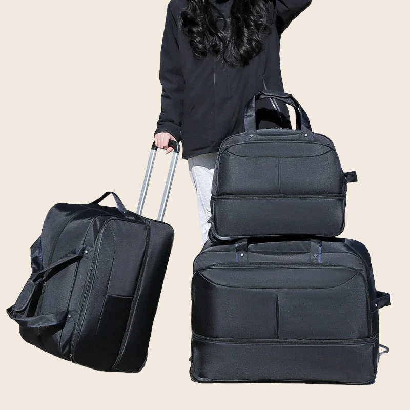 Lightweight Trolley Travel Bag, enhanced product photo
