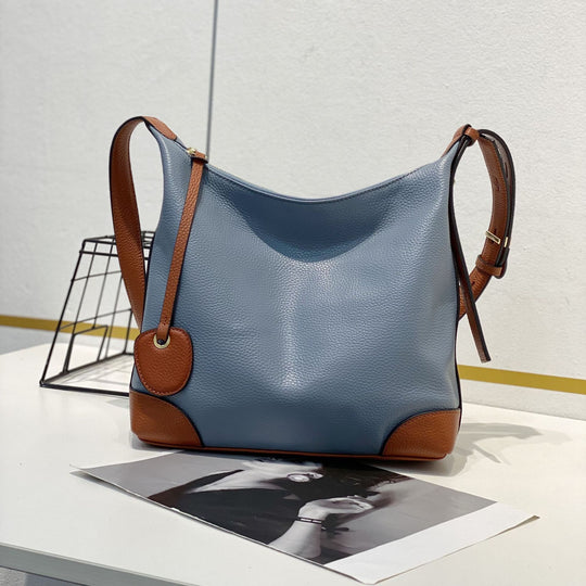 Contrast Trim Messenger Bag