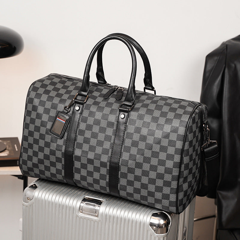 Plaid Travel Handbag