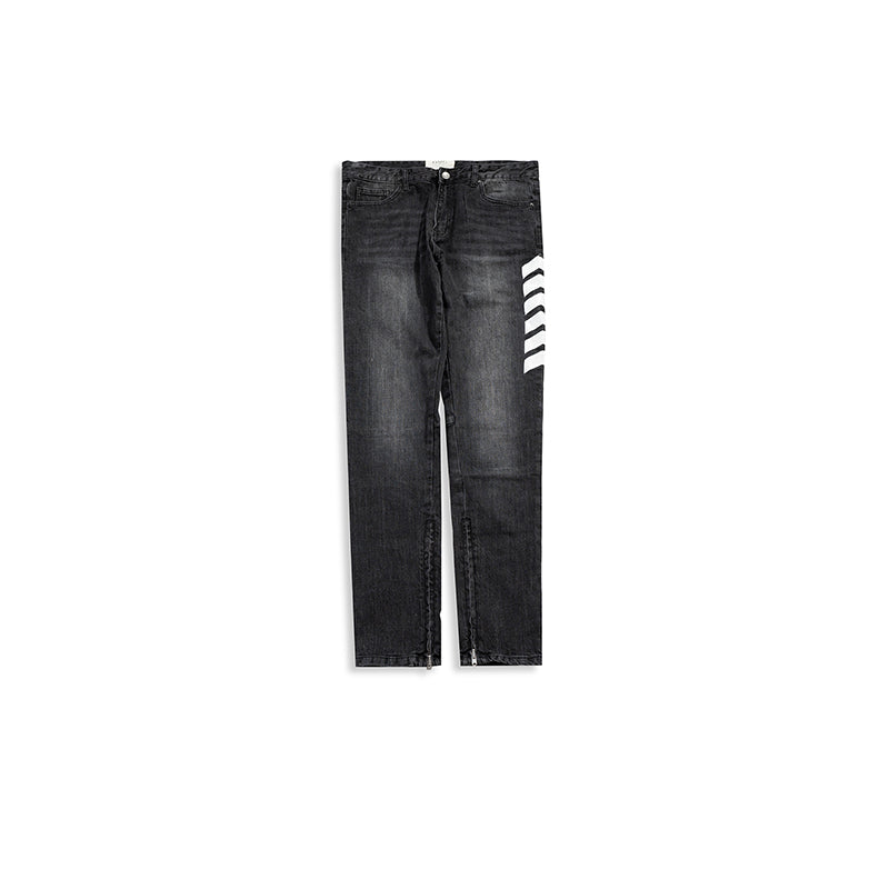 ShopBAM — Zipper-Cuff Unisex Denim — Classic Blue