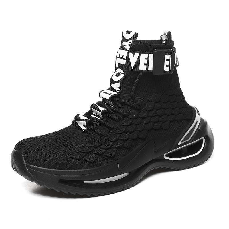 ShopBAM — NYC Black High-Top Sneaker