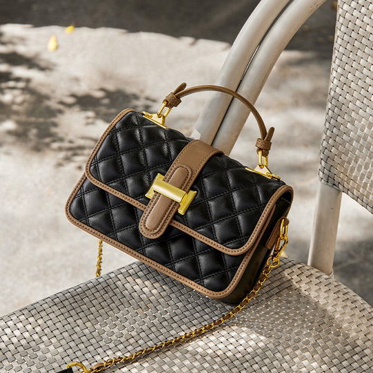 Cowhide Crossbody Handbag — Women&