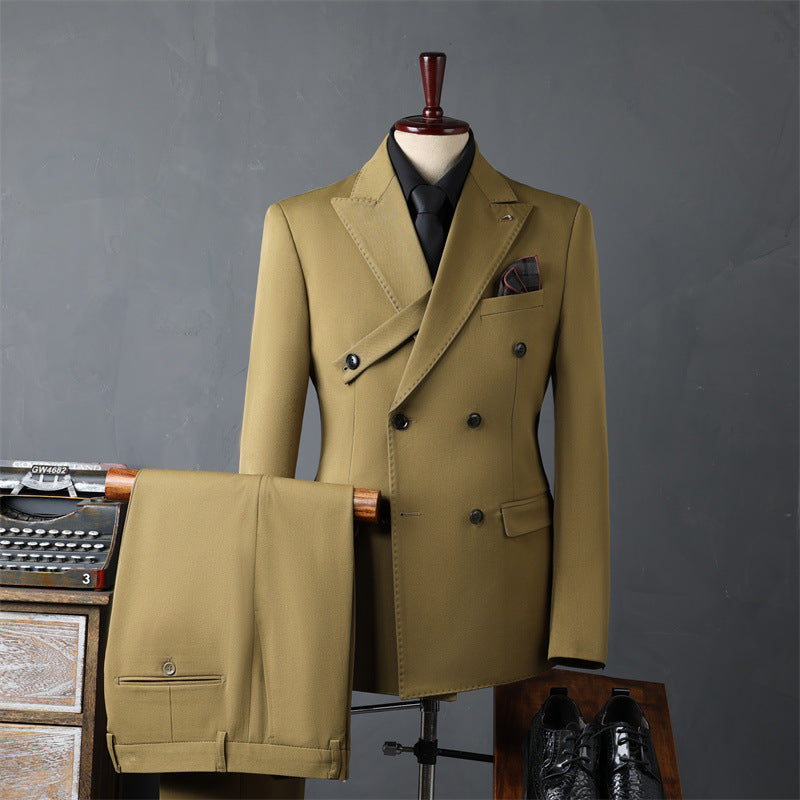 ShopBAM — Double-Breasted 3-Piece Suit Set — Men's