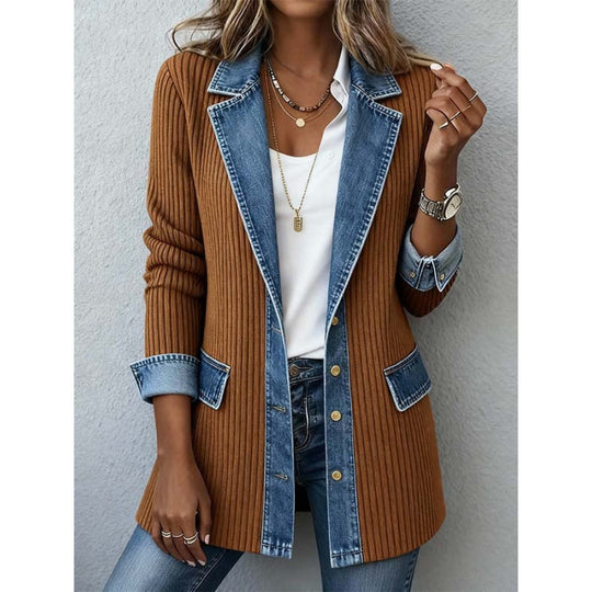 Denim Patchwork Jacket — Women&
