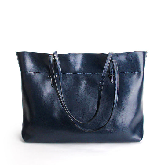 Oil-Wax Leather Tote — Women&