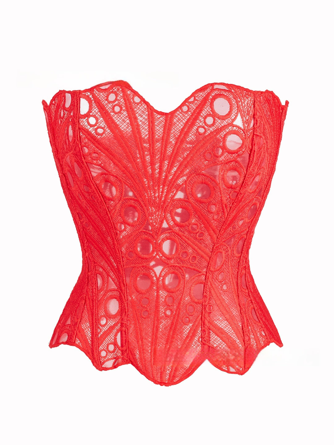 Lace Hollow-Out Corset Top — Women&
