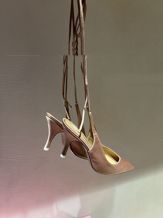 Pointed Ankle Strap High Heel Sandals — Women&