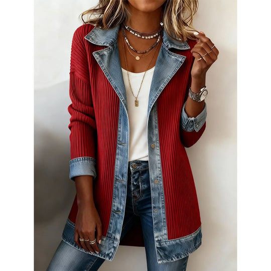 Denim Patchwork Jacket — Women&