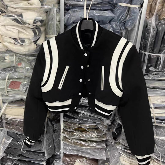 ShopBAM — Cotton Bomber Baseball Jacket — Women&